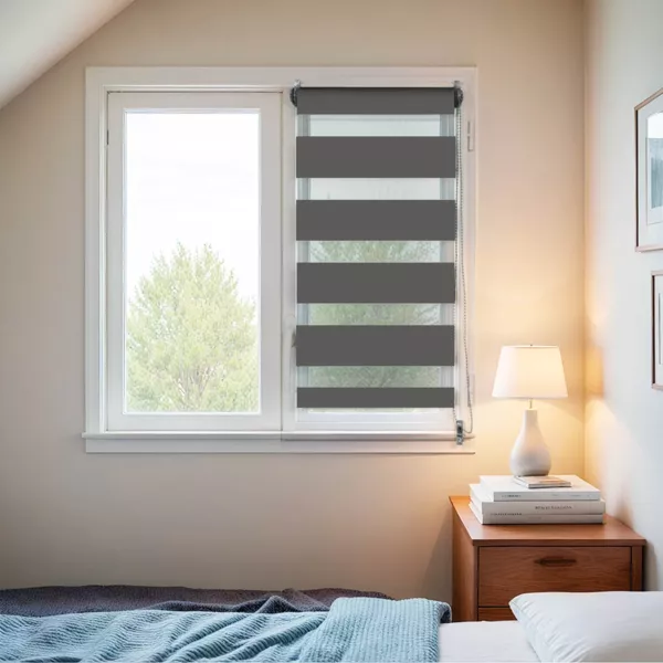 Store enrouleur Jour/Nuit (45 x 90 cm) Gris anthracite