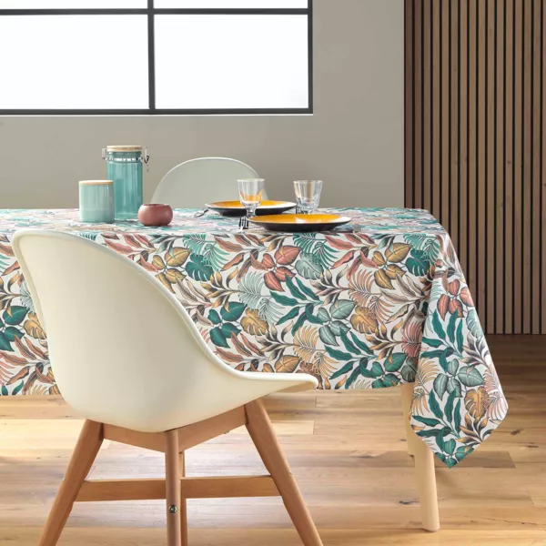 Rechthoekig vlekbestendig tafelkleed (145 x 240 cm) Stylis Geel