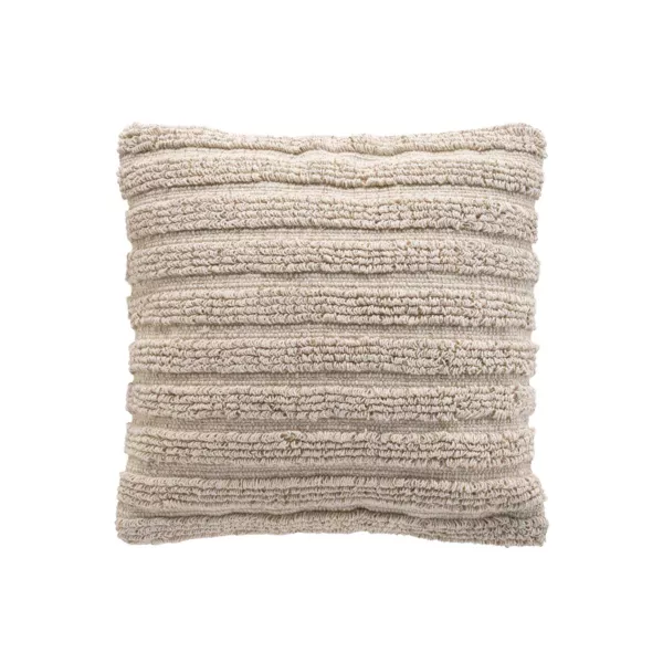 Housse de coussin carr�e coton (40 x 40 cm) Kiyo Beige