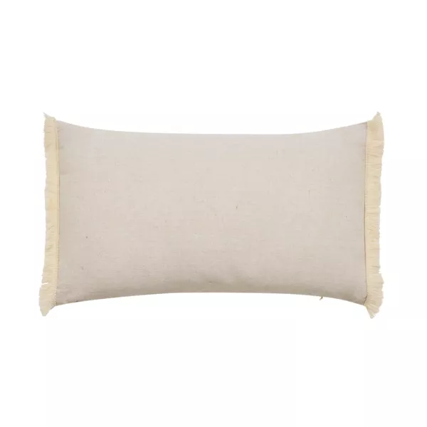 Coussin rectangulaire coton (30 x 50 cm) Vertis Beige