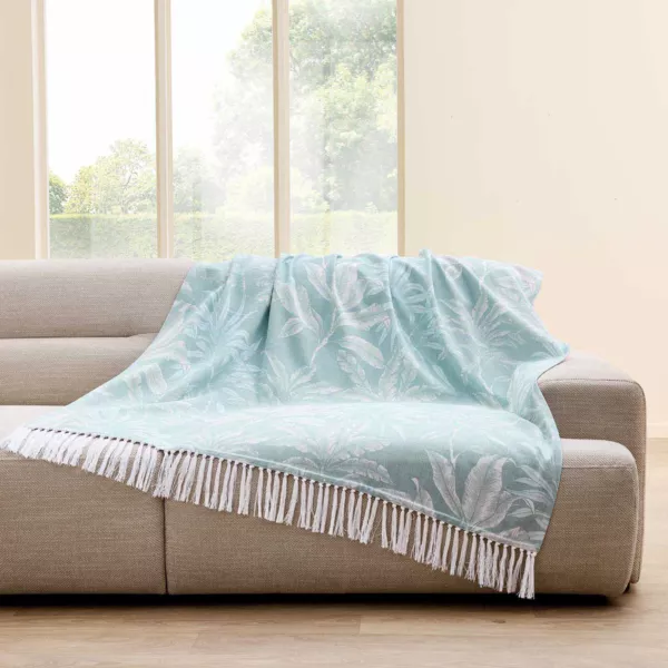 Plaid polycoton (125 x 150 cm) Hera Bleu