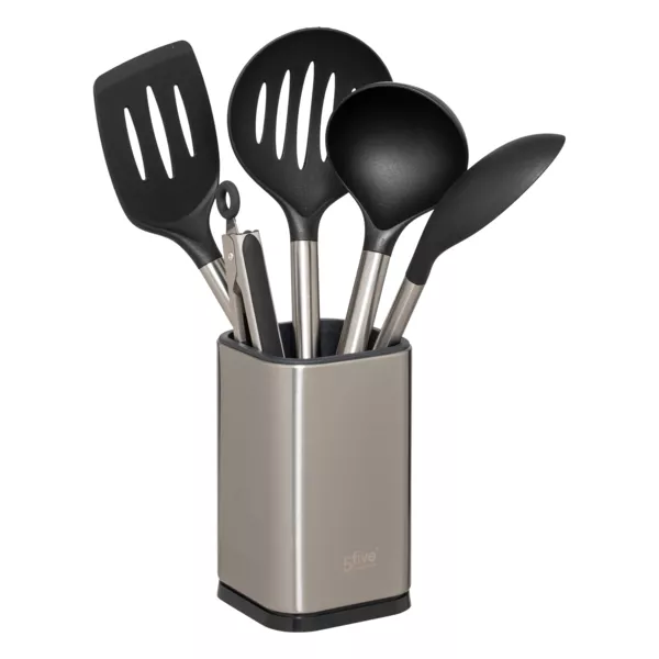 Lot de 5 ustensiles de cuisine avec pot InoxSet
