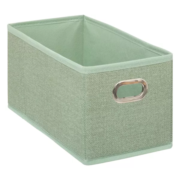 Panier de rangement pliable (15 x 31 cm) Helena Vert sauge 
