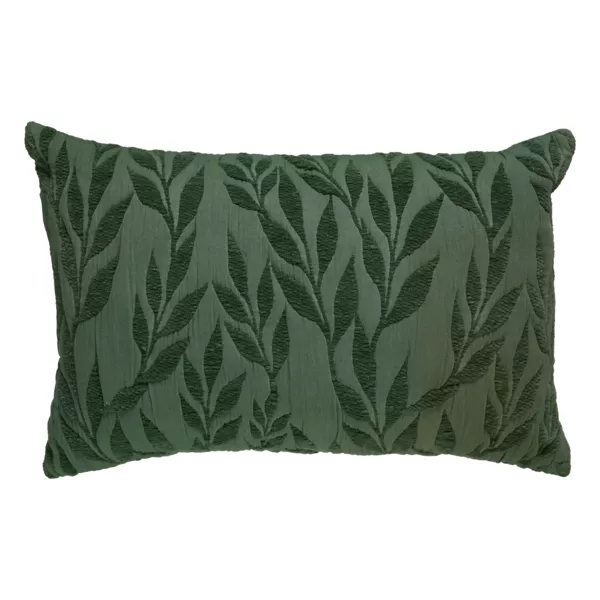 Coussin rectangulaire gaze de coton (38 x 58 cm) Letho Vert tilleul