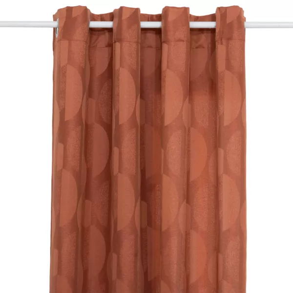 Rideau tiss� (140 x 260 cm) Wimbi Terracotta
