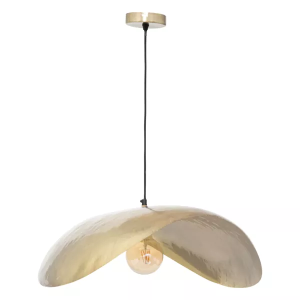 Suspension lumineuse en m�tal (D80 cm) Arlo dor�