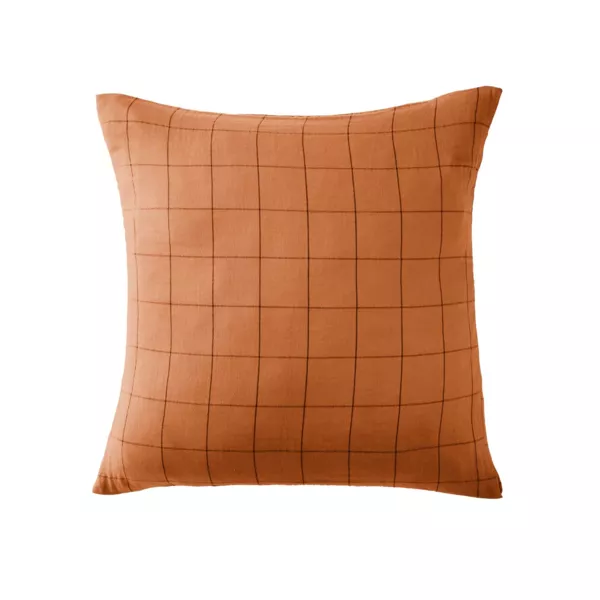 Federa quadrata garza di cotone (60 x 60 cm) Ga�a Match Albicocca