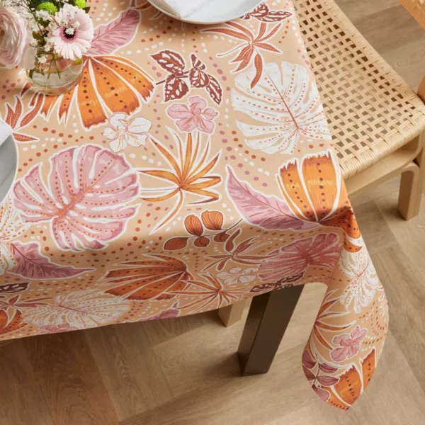 Nappe rectangulaire coton enduit (150 x 350 cm) Tenerife Multicolore