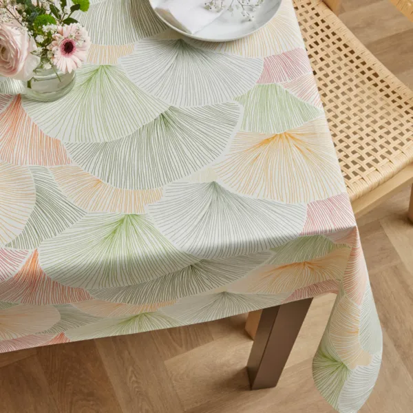 Nappe rectangulaire coton enduit (150 x 350 cm) Boston Multicolore