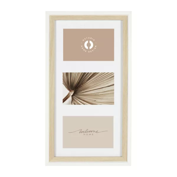 Wandcollage 3 foto's (24 x 44 cm) Cali Beige