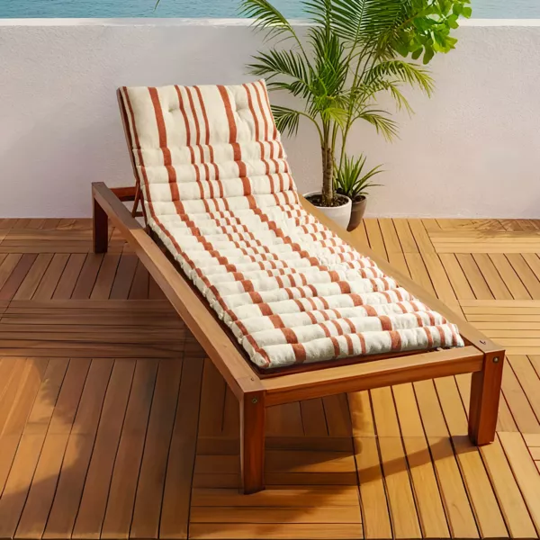 Coussin de transat enroulable (180 x 60 cm) Nautira Orange