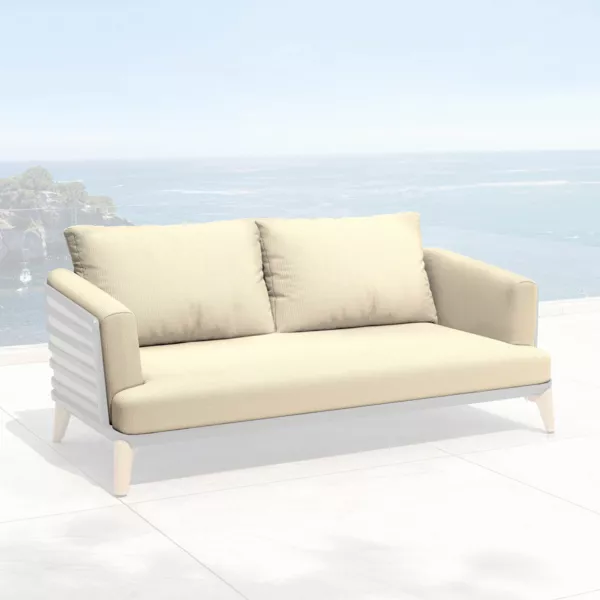Vervangende kussens voor Bank 2 personen Monte Carlo Beige