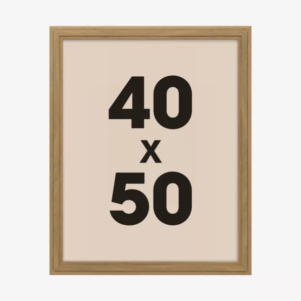 Bilderrahmen Wand Holz (40 x 50 cm) Alix Braun