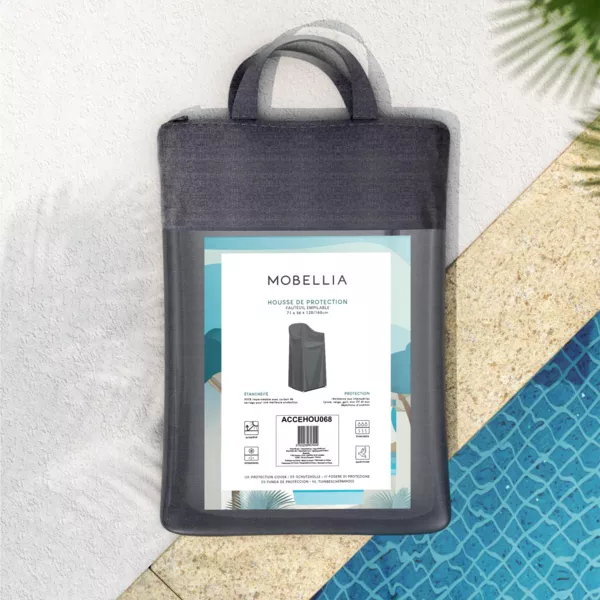 Housse de protection imperm�able pour Chaises et Fauteuils (H120/160 cm) Murano Gris 