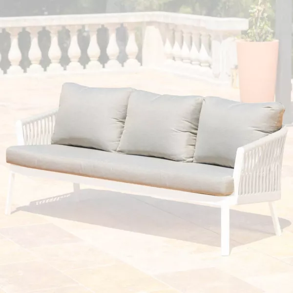 Housses de coussin de remplacement pour Canap� 3 places Amalfi Taupe