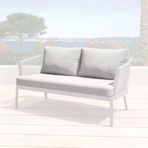 Fundas de coj�n de repuesto para Sof� 2 personas Amalfi Gris claro