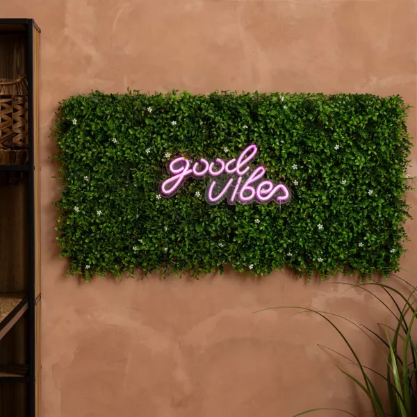 Quadratische Pflanzenwand (50 x 50 cm) Izy Gr�n