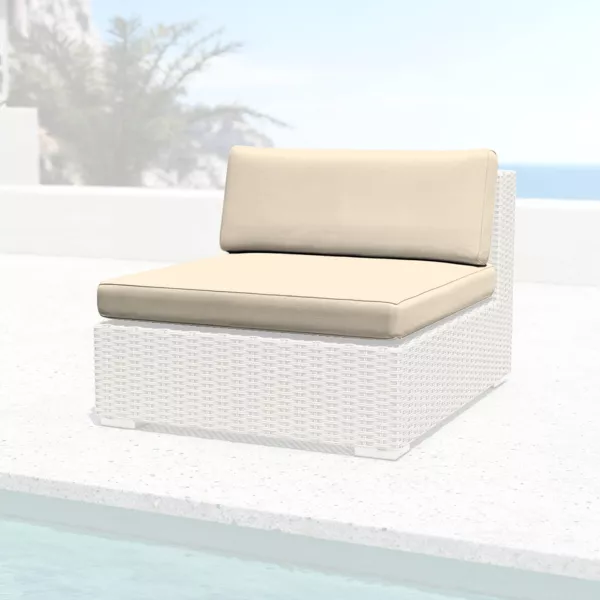 Ersatzpolsterbezüge für Loungesessel ohne Armlehnen Palma Beige