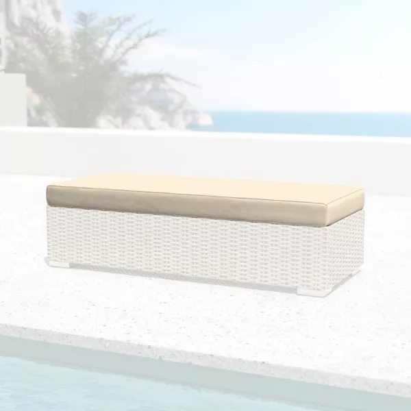 Housse de coussin de remplacement pour Banquette 2 places Palma Beige