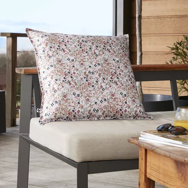 Fodera per cuscino da esterno quadrata (60 x 60 cm) Capucine Beige