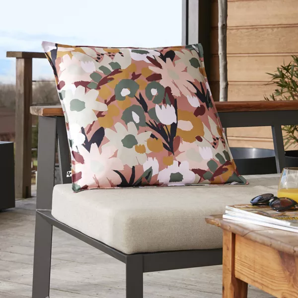 Housse de coussin ext�rieur carr�e (60 x 60 cm) L�ane Multicolore 
