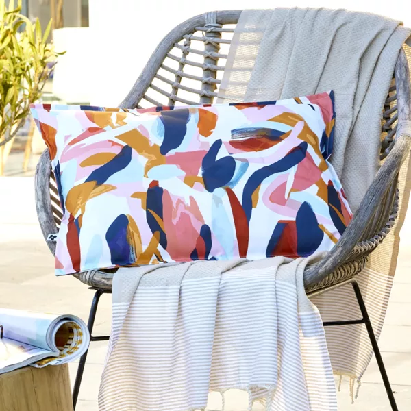 Rechthoekige buitenkussenhoes (40 x 60 cm) Julianne Meerkleurig