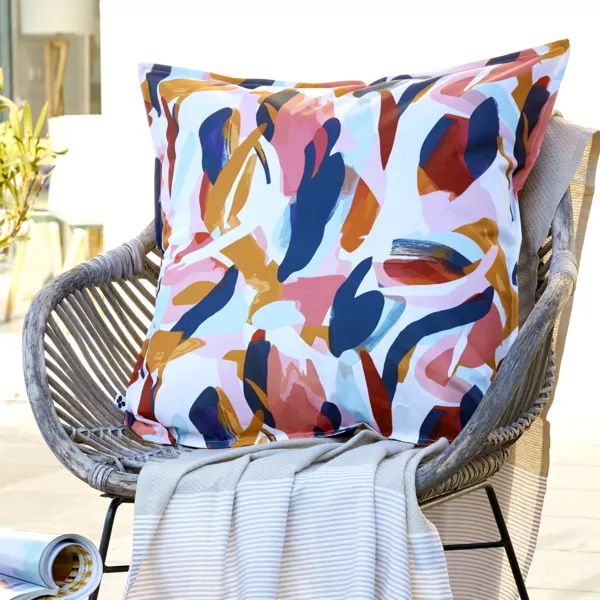 Housse de coussin ext�rieur carr�e (60 x 60 cm) Julianne Multicolore