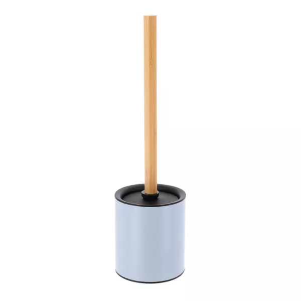 Cepillo de WC de metal Purebamboo Azul claro