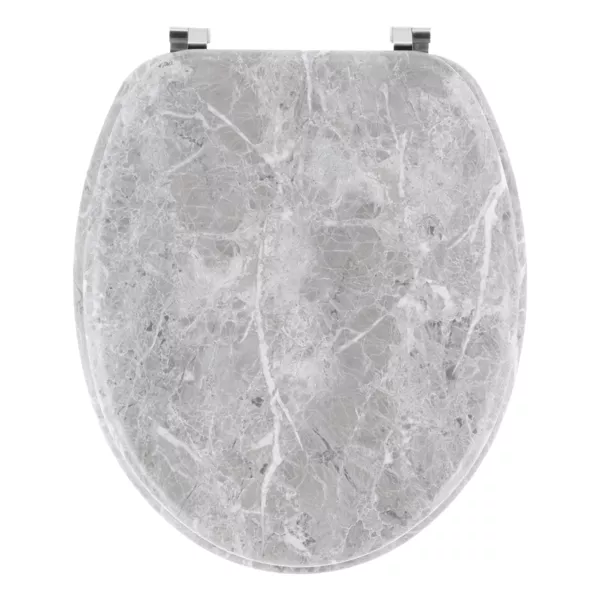 Toilets�de 18 tommer MDF Marmorlook Gr�