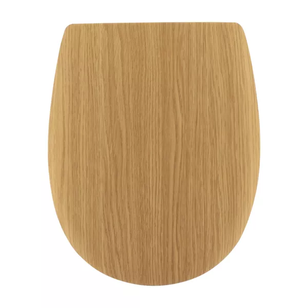 WC-Sitz 18 Zoll MDF Kiefern-Optik Beige