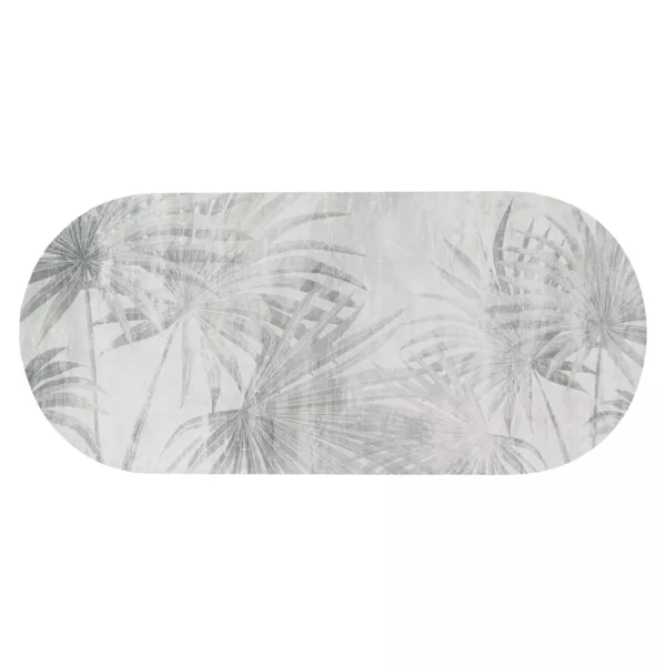 Tapis de bain caoutchouc naturel antid�rapant (45 x 100 cm) Oasis Urban Gris