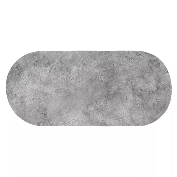 Tapis de bain caoutchouc naturel antid�rapant (45 x 100 cm) Nature Brute Gris
