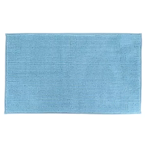 Microvezel badmat (45 x 75 cm) Lichtblauwe Bollen