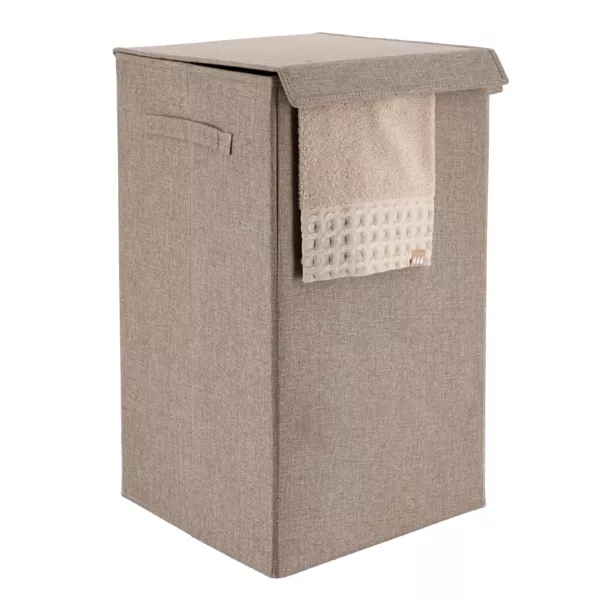 W�schekorb faltbar (H60 cm) TissuFlex Taupe