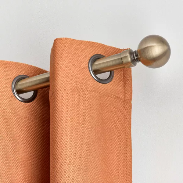 Kit per asta per tenda estensibile (L120 - L210 cm / D28 mm) Sfera Bronzo