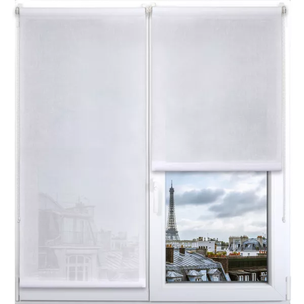 Rolgordijn verduisterend (150 x 180 cm) Puur Wit