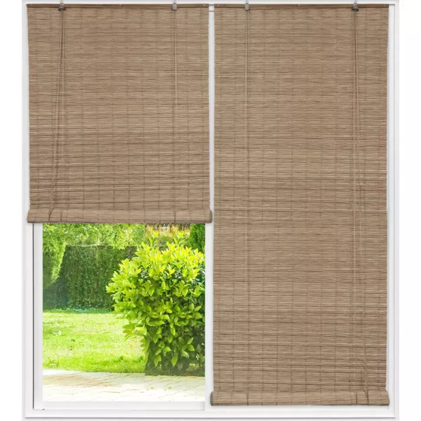 Store enrouleur ext�rieur effet rotin (200 x 200 cm) Tanoa Beige