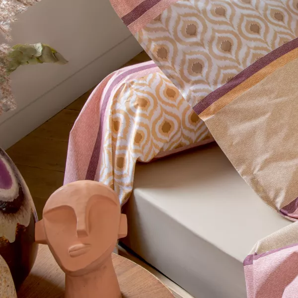 Nackenrollenbezug Baumwolle (200 cm) Inouk Rosa