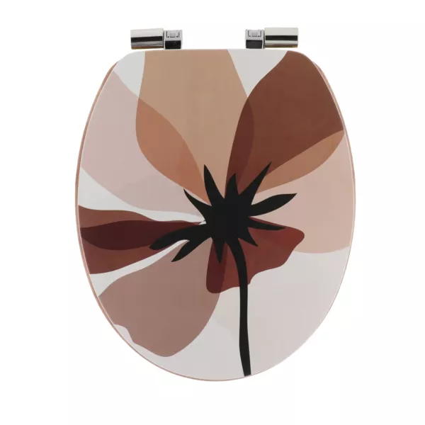 Copriwater con freno di caduta 18 pollici MDF Natural Simplicity Multicolore