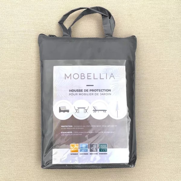 Copertura protettiva impermeabile per tavolo quadrato (165 x 165 cm) Grigio