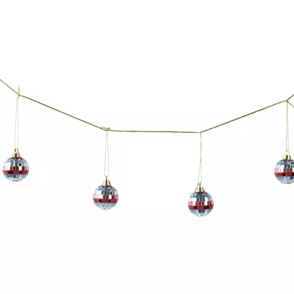 Lot de 8 boules de No�l (D80 mm) Showtime Multicolore