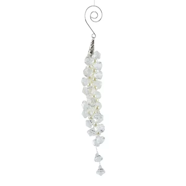Weihnachtsanh�nger (H15 cm) Frost-Diamanten Transparent