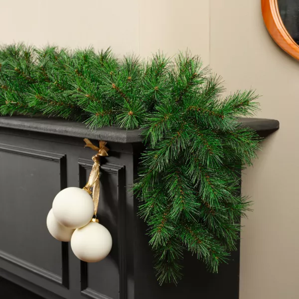 Ghirlanda per albero di Natale (270 cm - D20) Arapahoe Verde perlato