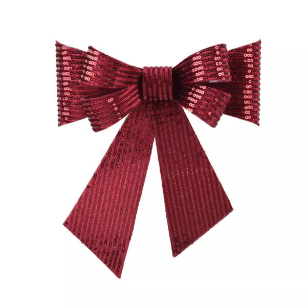 Fiocco di Natale (H25 cm) Vigilia festiva Rosso