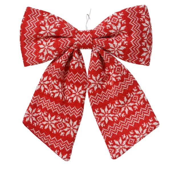 Julebue (H32 cm) Tradition R�d og hvid