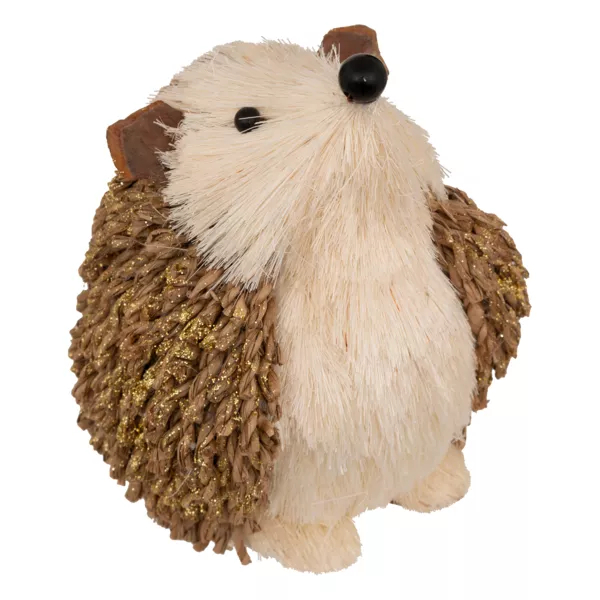 Weihnachtsigel (H15 cm) Lo�c der stachelige Schwein Glitzerndes Braun