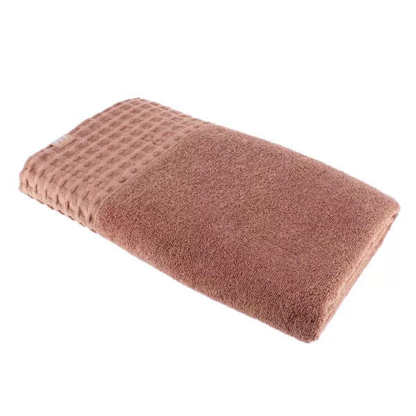 Serviette de bain coton (90 x 150 cm) Season Color Caramel