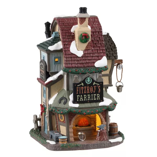 Villaggio di Natale Lemax luminoso Maresciallo Ferrante di Fitzroy