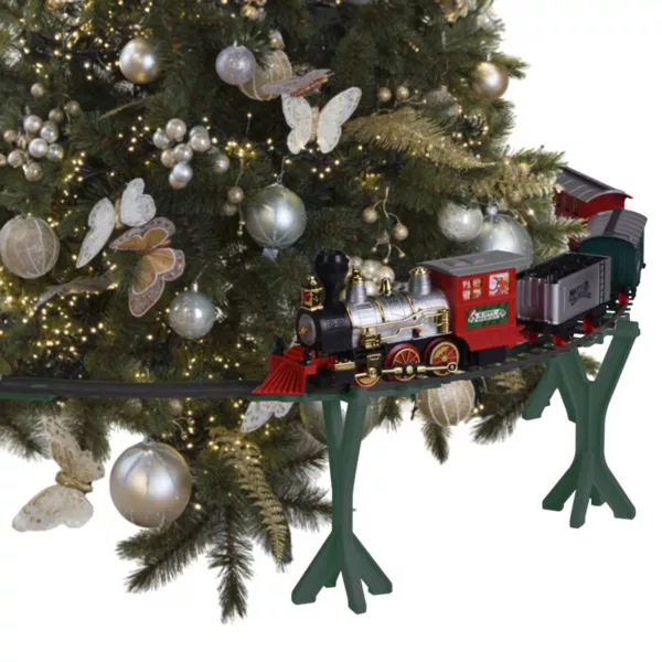 Elektrischer Musikzug mit Batteriebetrieb für Weihnachtsbaum (D88 cm) King's Cross