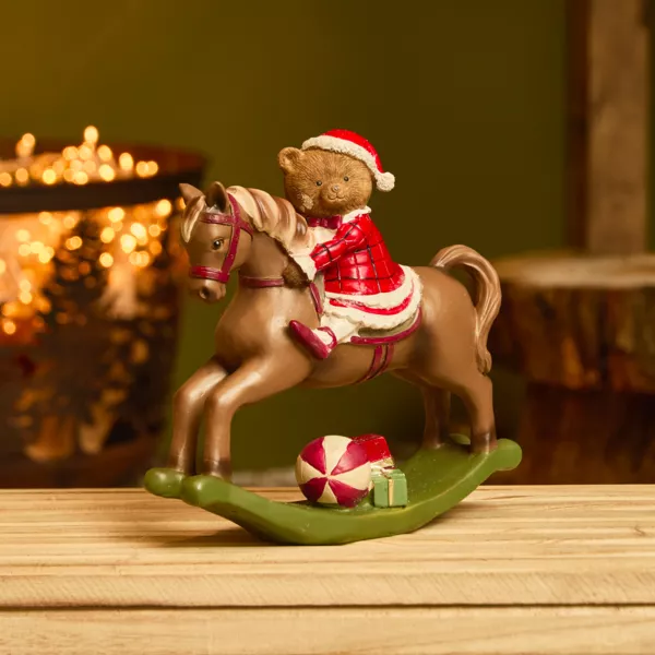 Schaukelpferd (H20 cm) Kleiner Weihnachtsb�r